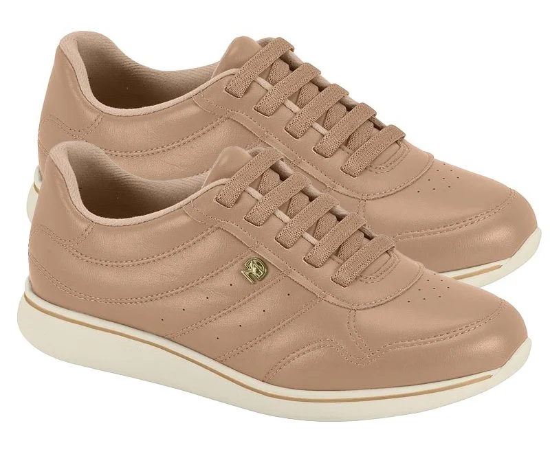 Tênis Casual Modare Ultraconforto 7358235 Feminino Bege 3