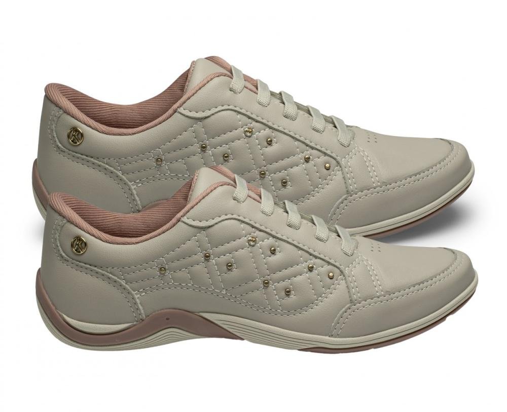 Tênis Casual Kolosh C3676 Feminino Off White 3