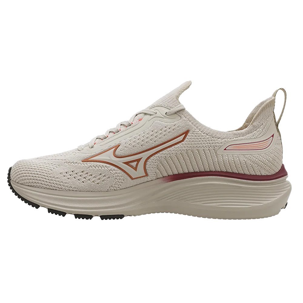 Tênis de Corrida Mizuno Cool Ride 3 Feminino Off White 2