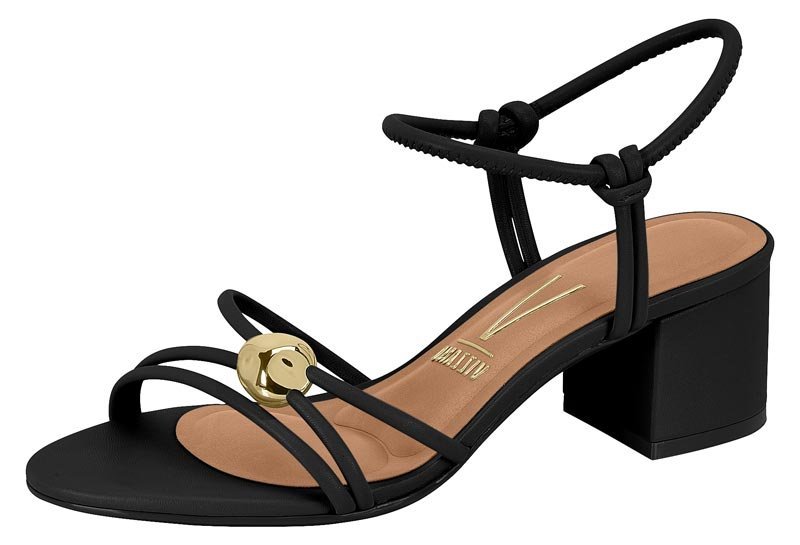 Sandália Salto Bloco Vizzano 62911192 Feminino Preto 2