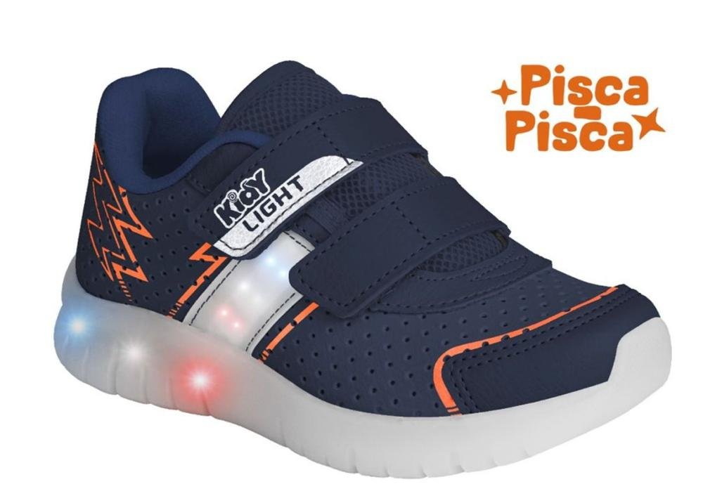 Tênis Kidy de Luz Light Fun Infantil Masculino