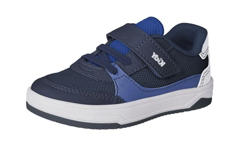 Tênis Casual Velcro Kidy Happy Infantil Masculino Azul Escuro 2