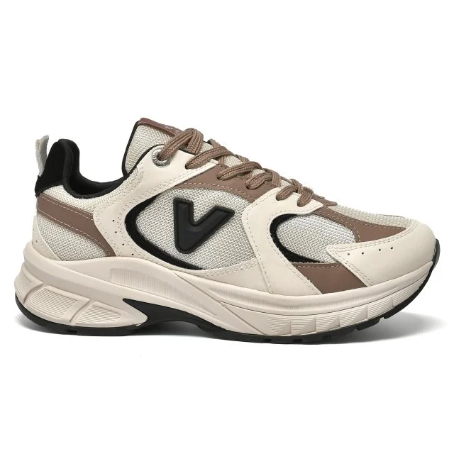 Tênis Jogging Casual Via Marte 240-008 Feminino Off White 2