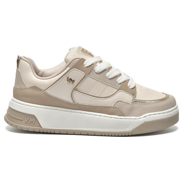 Tênis Casual Via Marte 232-006 Feminino Bege 2