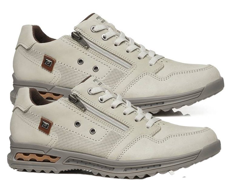 Sapatênis Pegada em Couro 111801 Masculino Off White 3