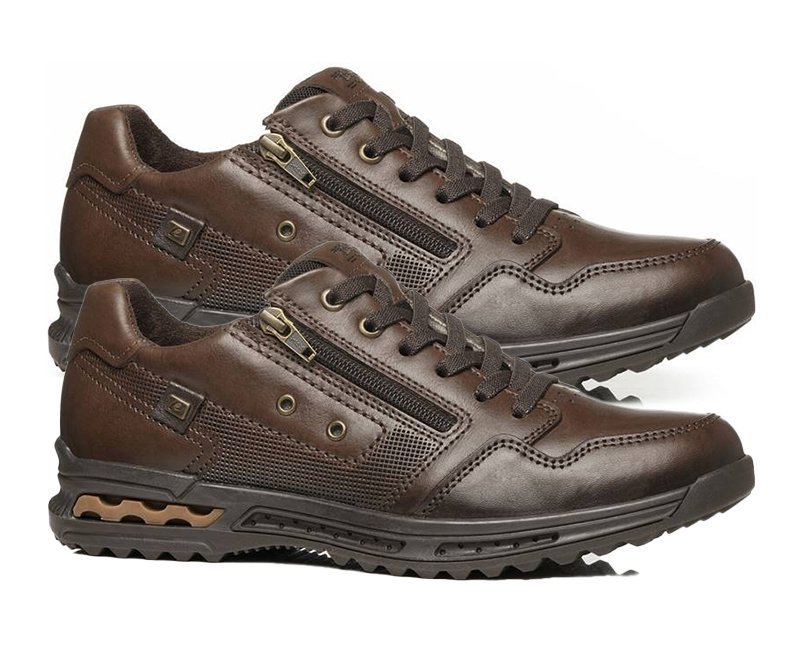 Sapatênis Pegada em Couro 111801 Masculino Marrom 3
