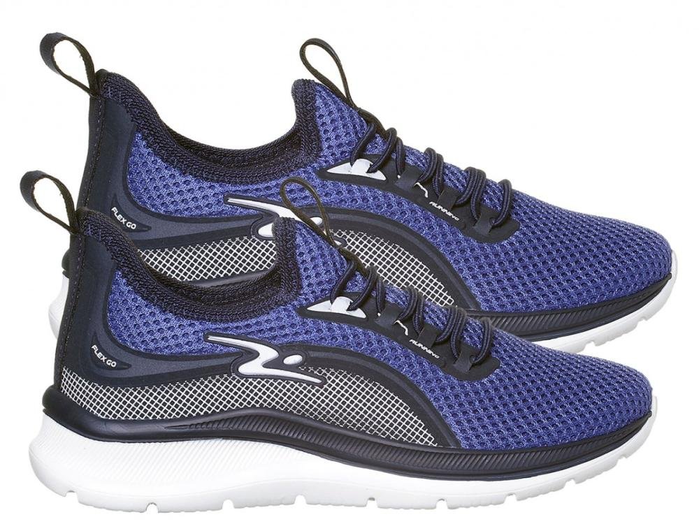 Tênis Esportivo Adrun Flex Go Kids Infantil Masculino Azul 3