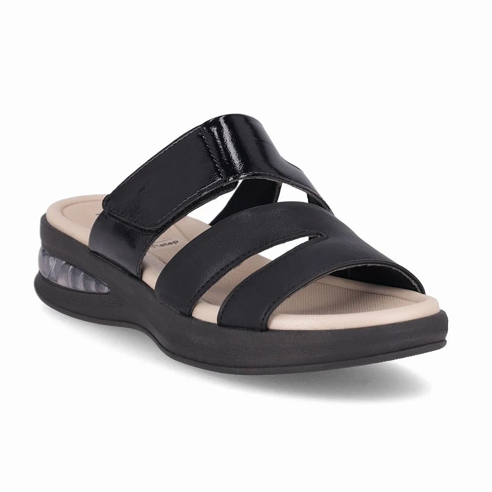 Tamanco Anabela SoftStep Piccadilly 599004 Feminino Preto 2