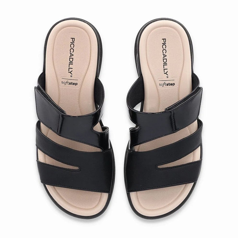 Tamanco Anabela SoftStep Piccadilly 599004 Feminino Preto 4