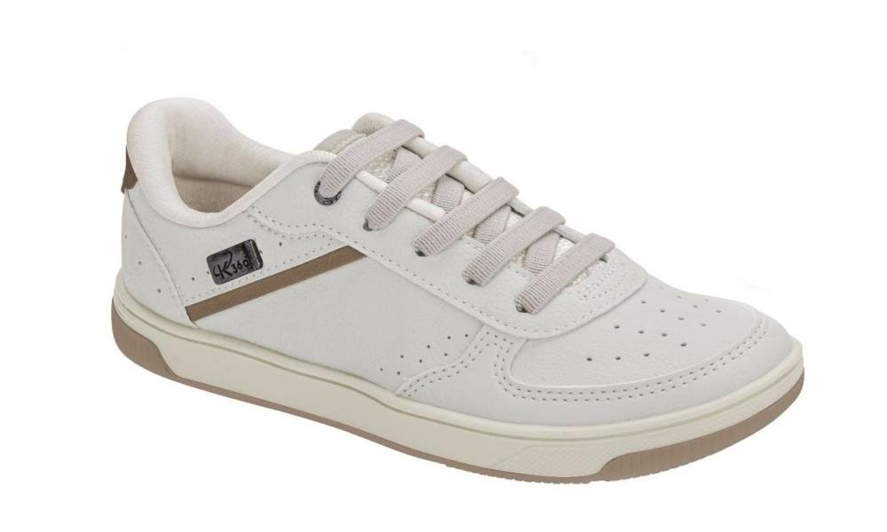 Sapatênis Kidy K360 Firenze 0110387 Infantil Masculino Branco