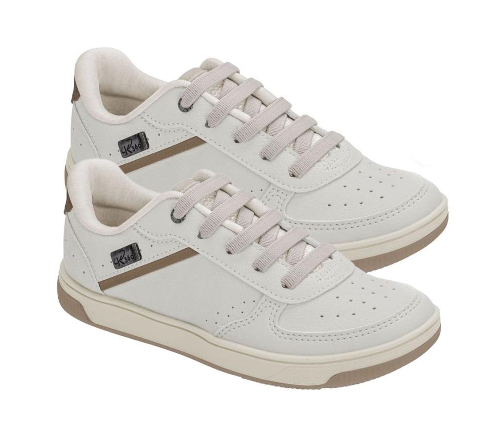 Sapatênis Kidy K360 Firenze 0110387 Infantil Masculino Branco 3