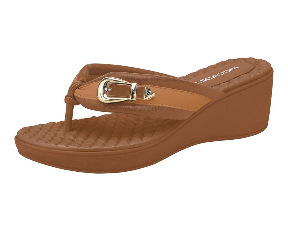 Tamanco Anabela Piccadilly 540414 Feminino Marrom 2