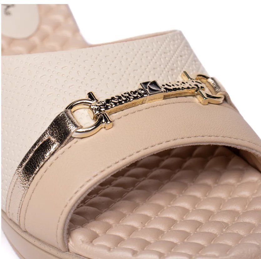 Tamanco Piccadilly 540418 Feminino Bege 3