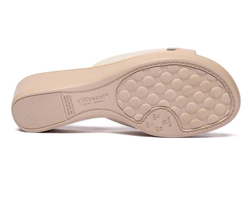 Tamanco Piccadilly 540418 Feminino Bege 4
