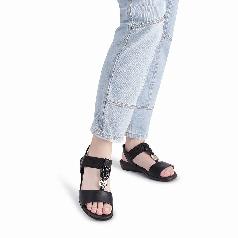 Sandália Anabela Piccadilly 500405 Feminino Preto 3