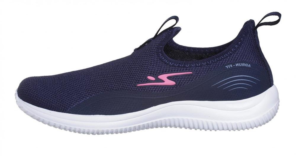 Tênis Esportivo Adrun Fit Slip Feminino Azul Marinho 2