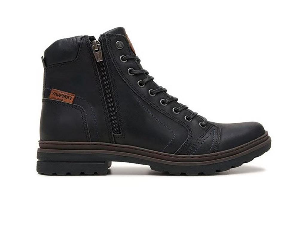Bota Coturno Em Couro Absolut Freeway Masculino