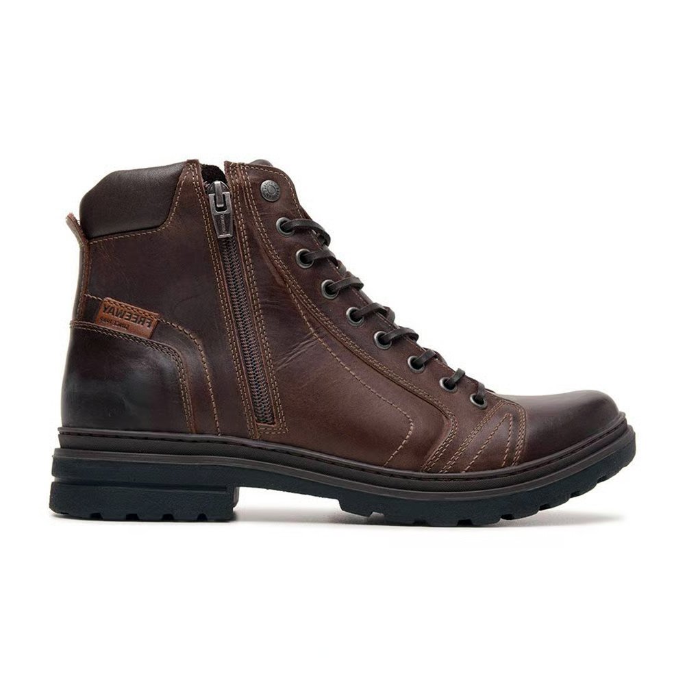 Bota Coturno Em Couro Absolut Freeway Masculino