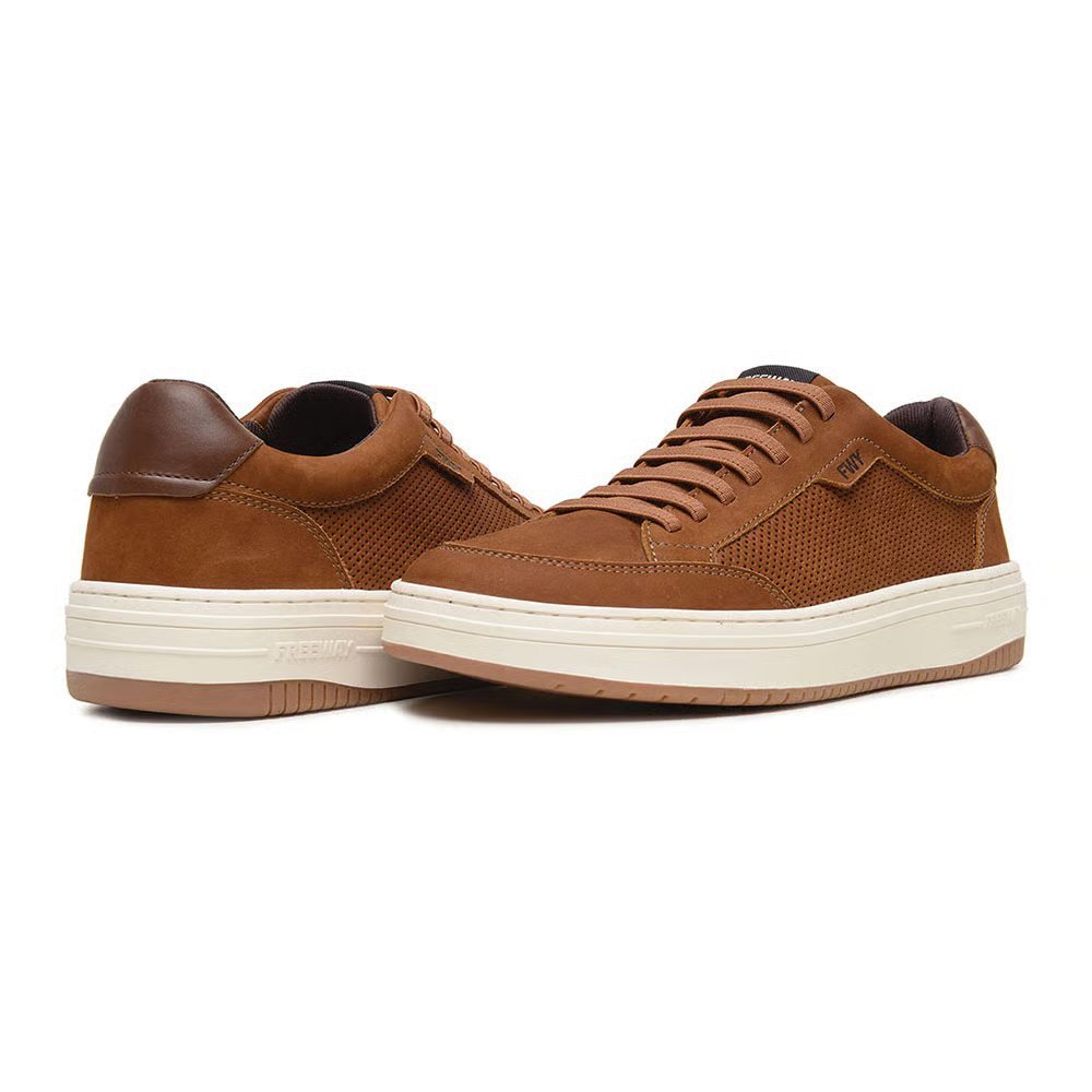 Sapatenis Freeway Couro Evo 04 Masculino Marrom 2