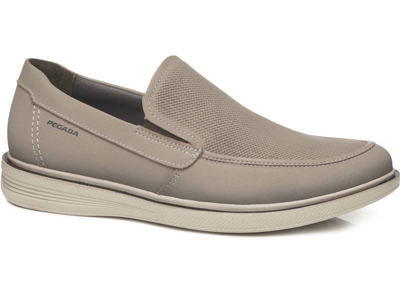 Sapato Casual Slip Em Couro Pegada 126112 Masculino