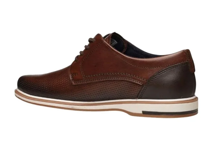 Sapato Casual Em Couro Pegada 125113 Masculino Marrom 2