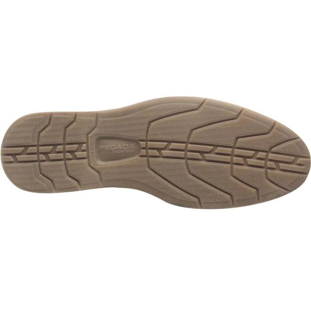 Sapato Casual Em Couro Pegada 125113 Masculino Preto 4