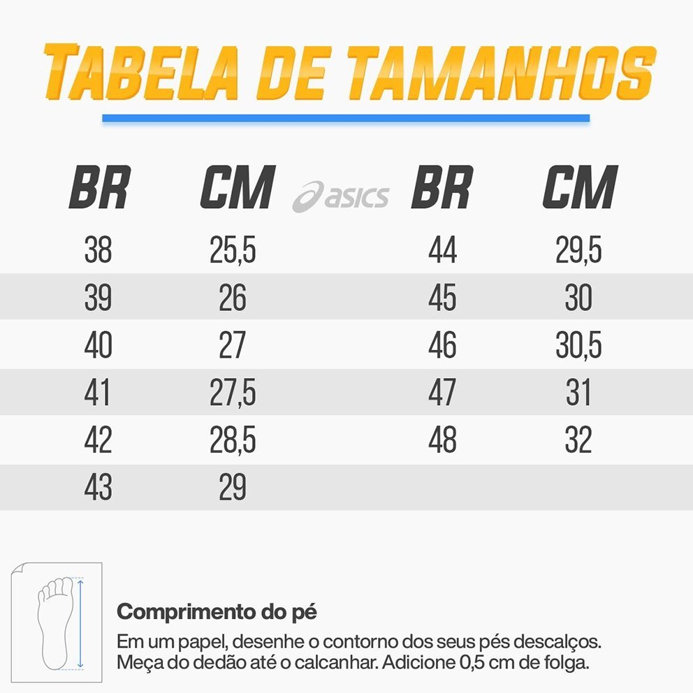 Tênis Asics Excite 11 Masculino Preto 6