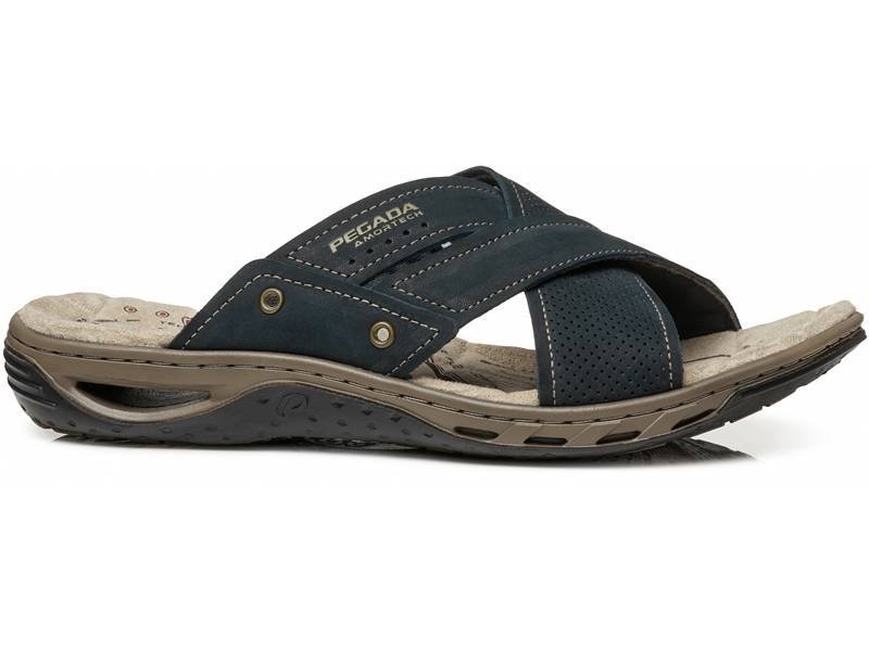 Chinelo em Couro Pegada 131675 Masculino