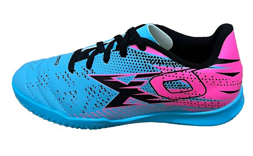 Chuteira OXN Dynamic 4 Indoor Infantil Masculino Azul 2