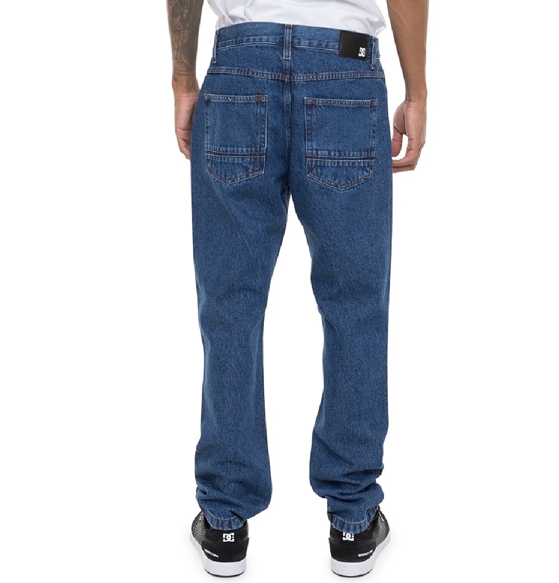 Calça DC Shoes Jeans Worker Relaxed Masculino Azul Escuro Azul