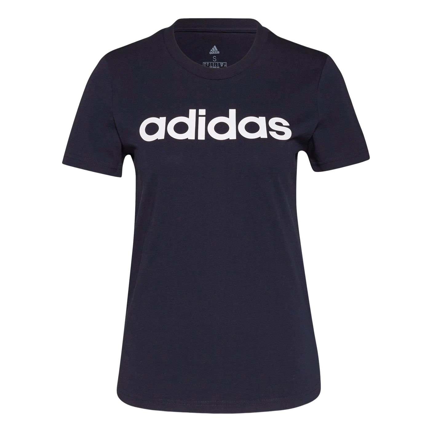 Camiseta Adidas Essentials Slim Logo Feminino - Matinho Azul 3