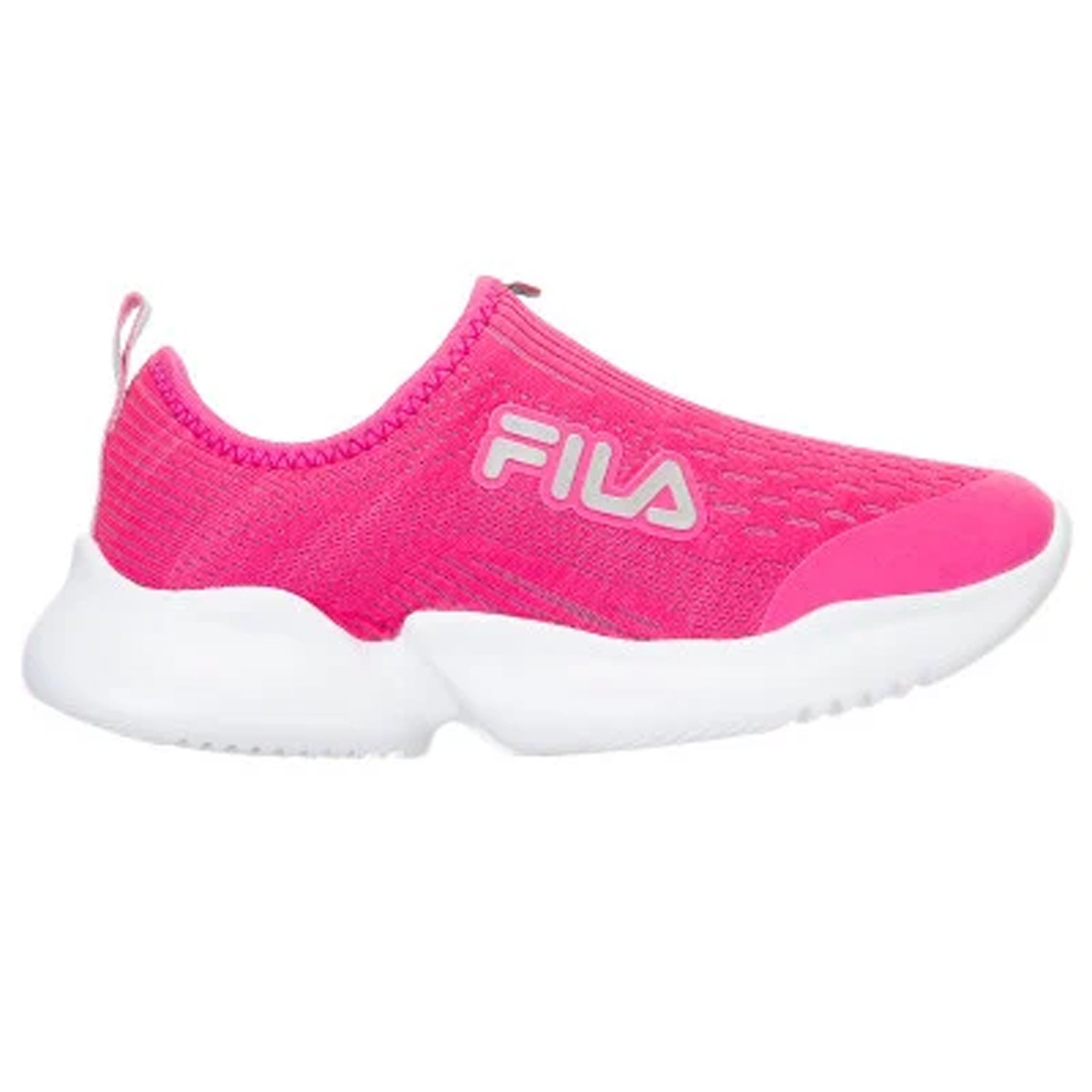 Tênis  Fila Gamer Slip On Infantil - Rosa e Branco Rosa 1