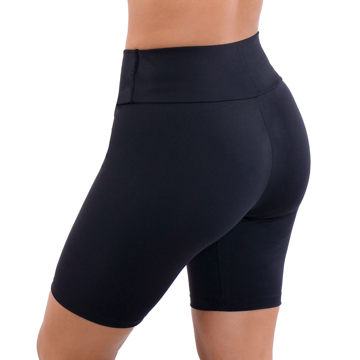 Bermuda Selene B Sica Fitness Feminina Preto Preto