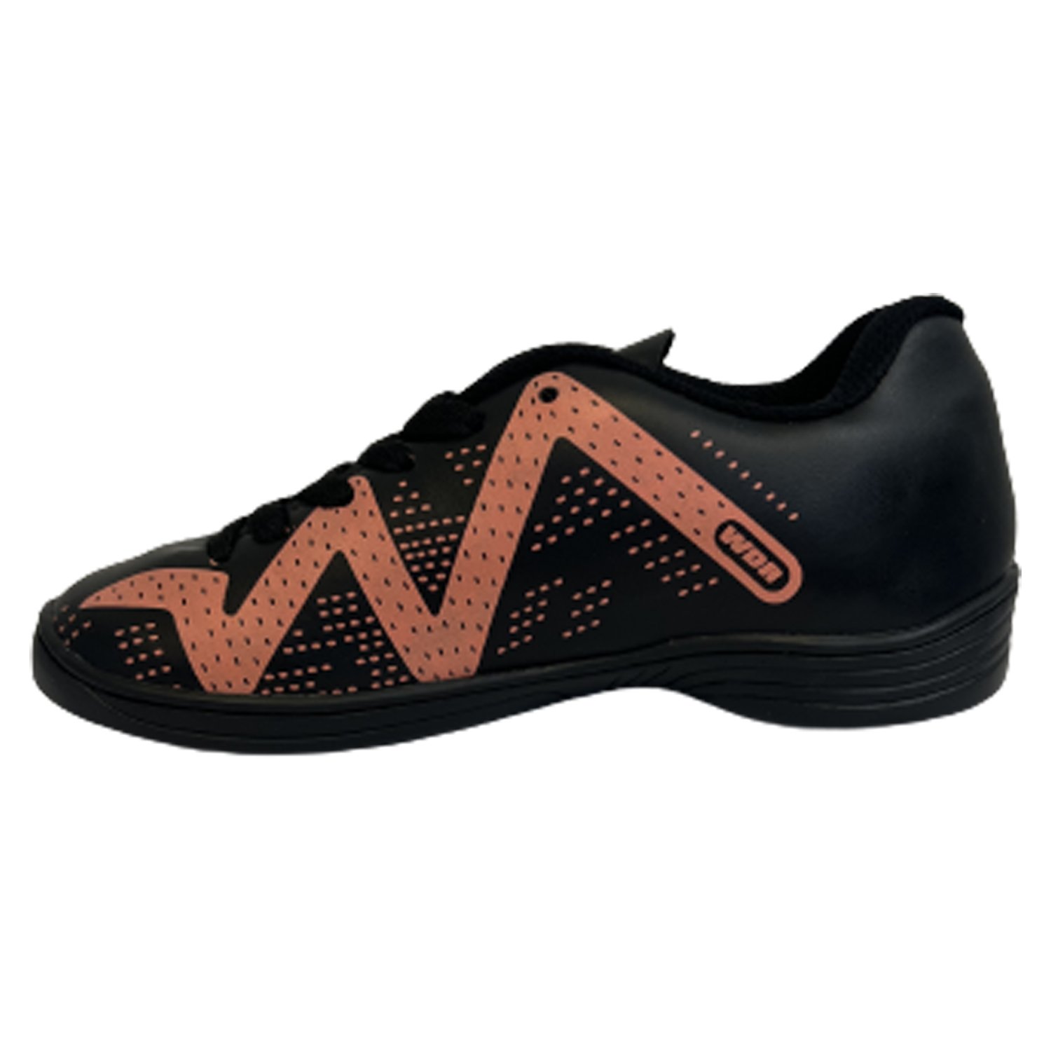 Chuteira Wonder Futsal Eros Indoor Juvenil - Preto e Laranja Preto/Laranja 2