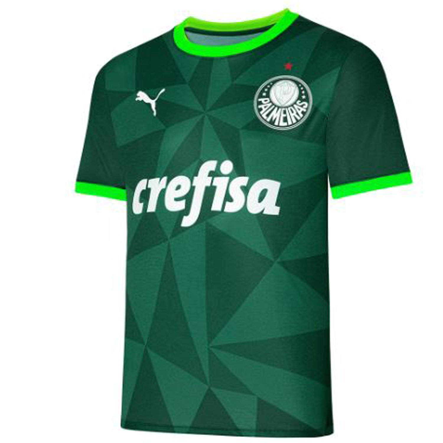 Camisa Puma Estadio Home Jersey Masculino - Verde Escuro