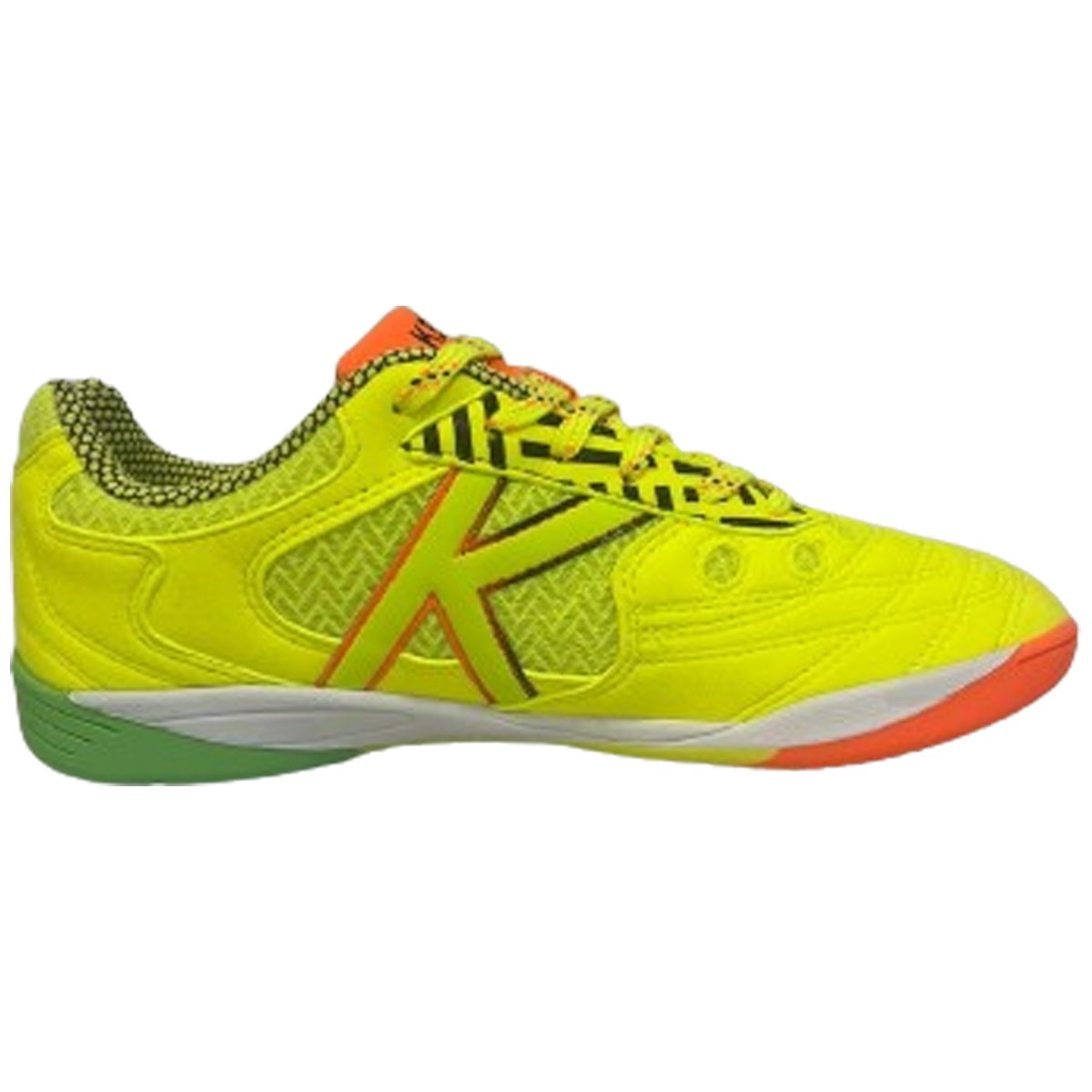 Chuteira Kelme Sin Indoor Copa Futsal Masculino - Verde Limão Azul 1
