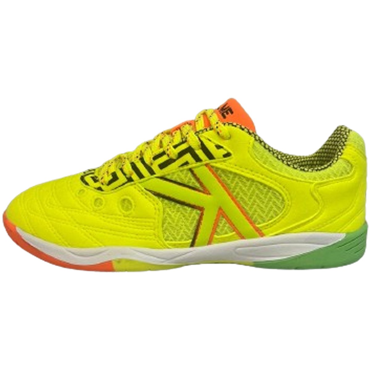 Chuteira Kelme Sin Indoor Copa Futsal Masculino - Verde Limão Azul 2