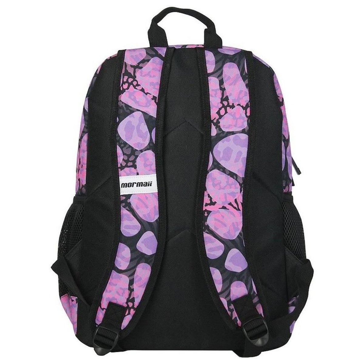 Mochila Mormaii Casual Unissex - Rosa e Preto Multicores 3