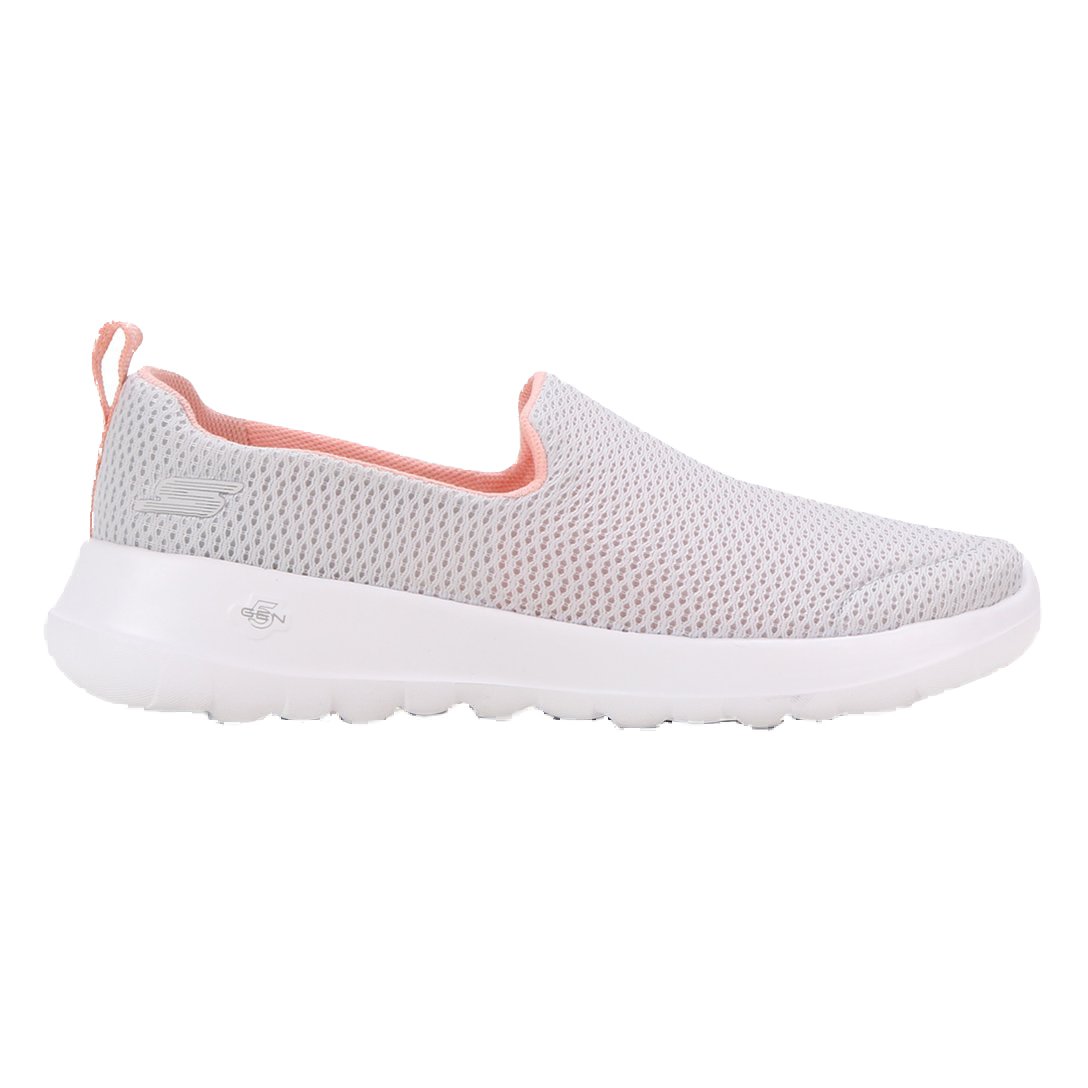 Tênis Skechers Go Walk Joy Feminino - Cinza  e Coral Multicores 1