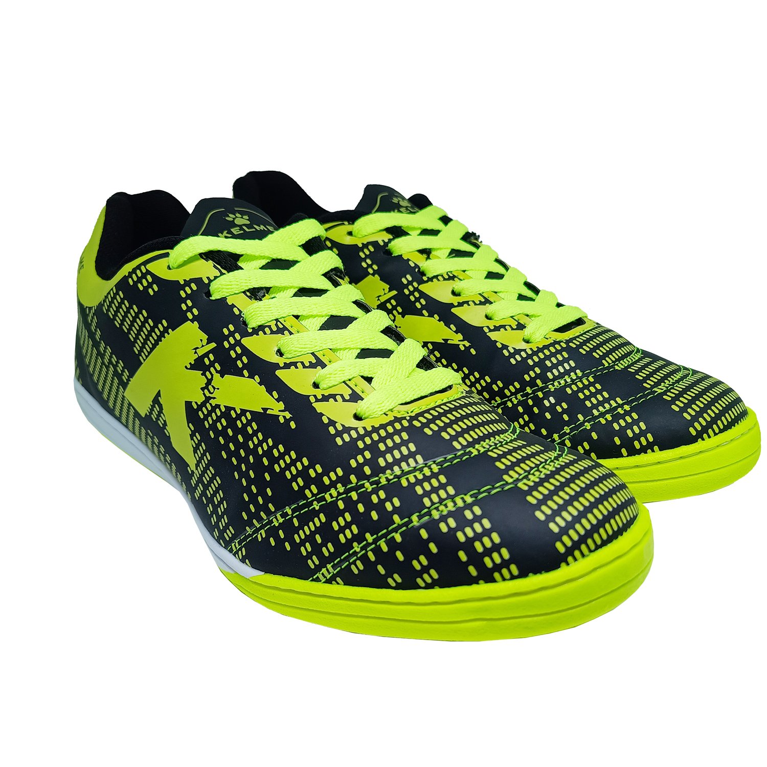 Chuteira Kelme Sin Titan Futsal Infantil - Preto e Verde Multicores 3