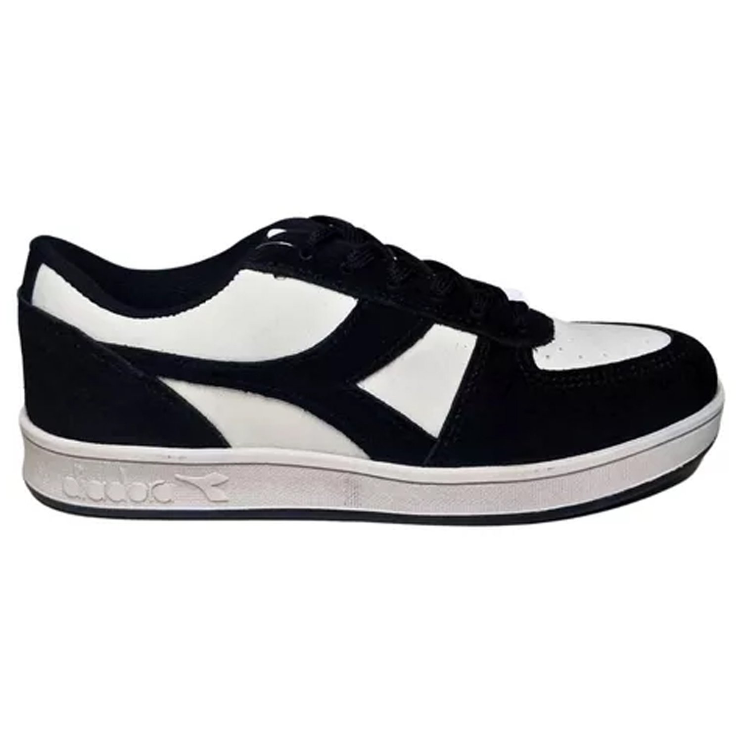 Tênis Diadora Playmaker SD Unissex - Branco e Preto Branco/Preto 1