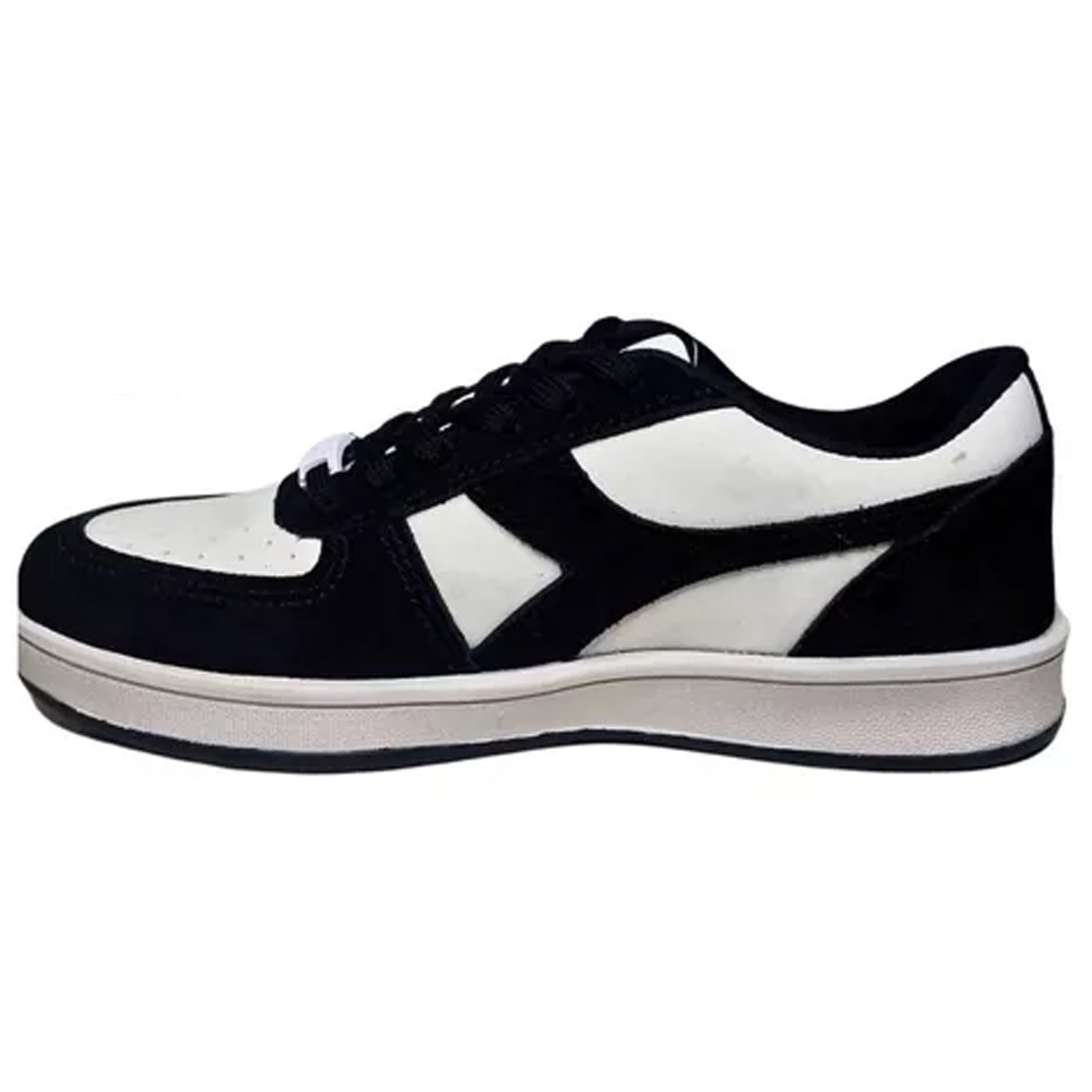 Tênis Diadora Playmaker SD Unissex - Branco e Preto Branco/Preto 2
