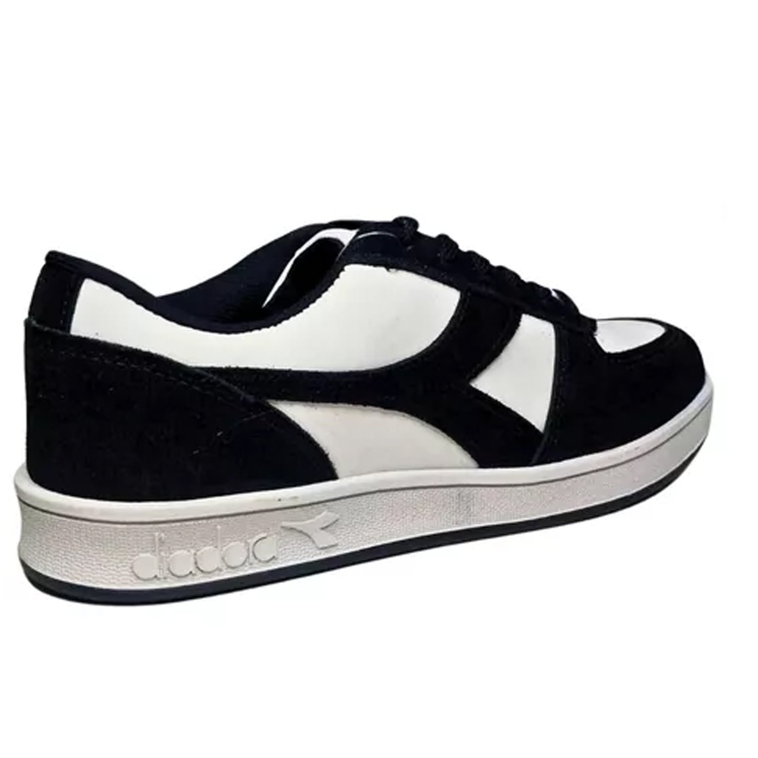 Tênis Diadora Playmaker SD Unissex - Branco e Preto Branco/Preto 3