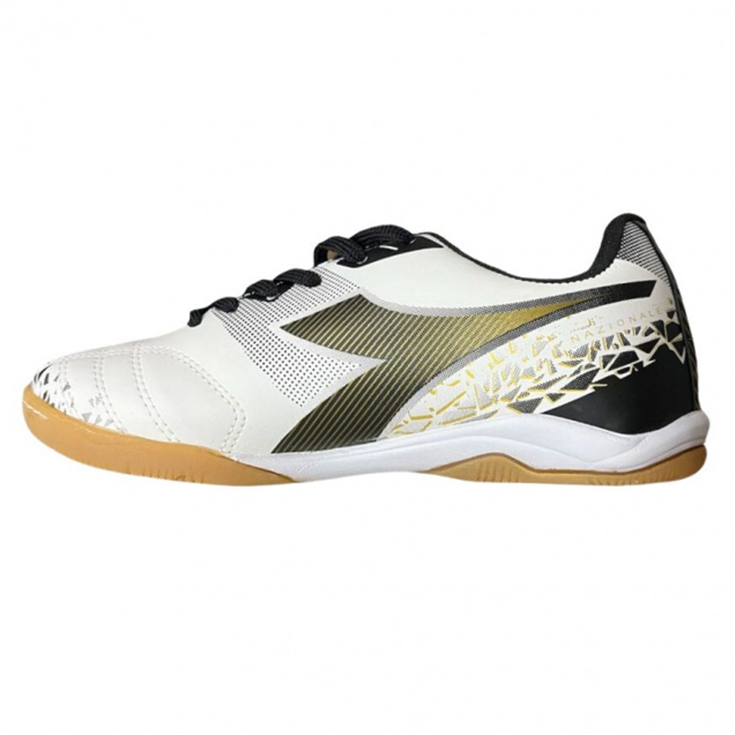Chuteira Diadora Nazionale Futsal Masculino - Branco e Preto Branco/Preto 2