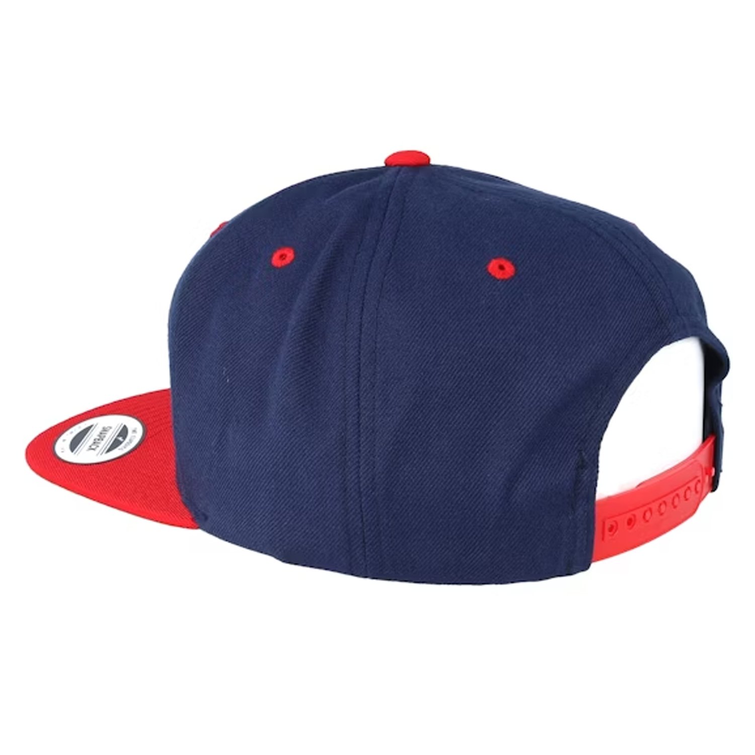 Boné Flex Fit Bicolor Básico Snapback Unissex - Marinho e Vermelho Azul Marinho/Vermelho 2