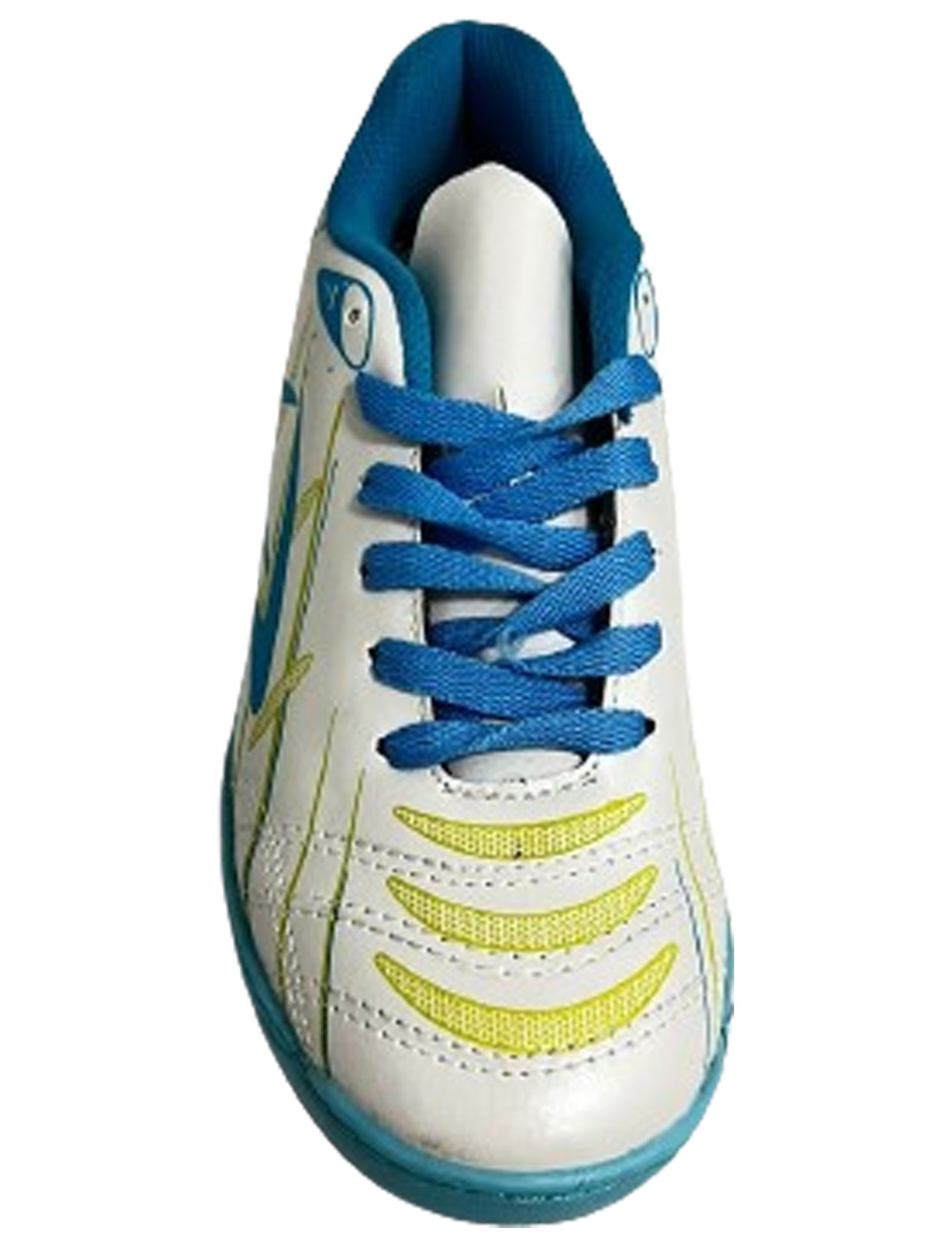 Chuteira Wonder Cronos Futsal Masculino - Branco e Turquesa Branco/Azul 3