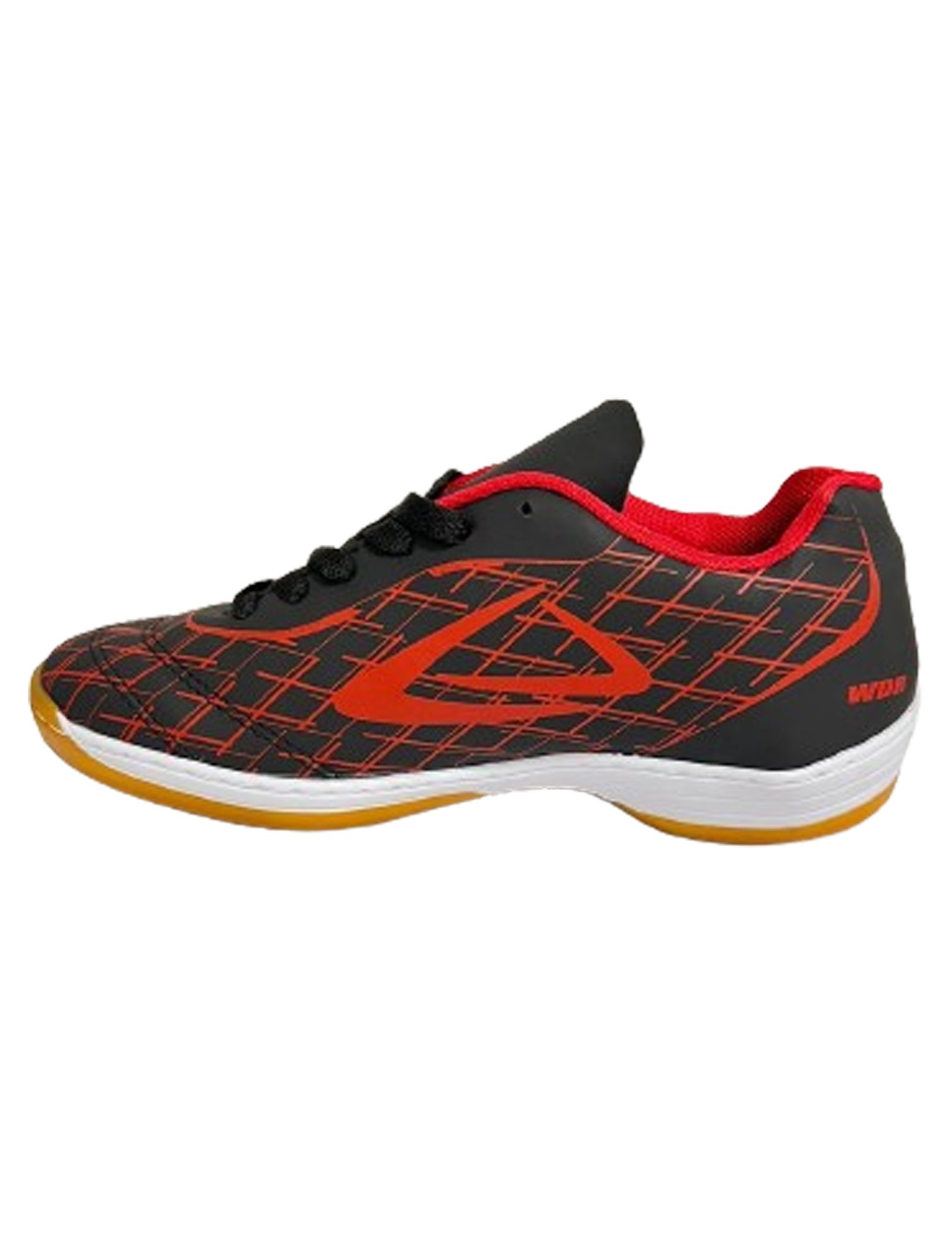 Chuteira Wonder Fenix Futsal Masculino - Preto e Vermelho Preto 2