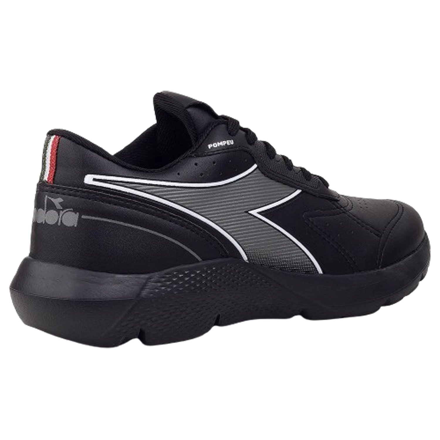 Tênis Diadora Pompeu Unissex - Preto e Cinza Preto/Cinza 3