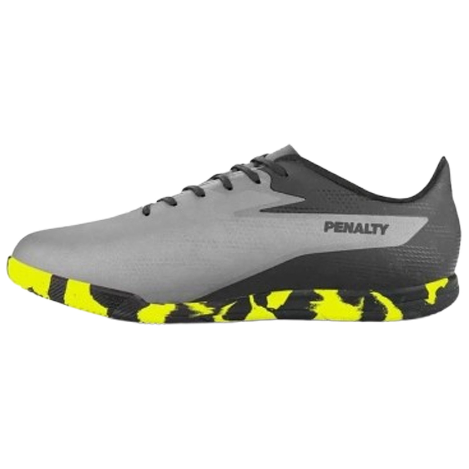 Chuteira Penalty Futsal Fúria Y-3 Infantil - Amarelo e Grafite Amarelo/Cinza 2