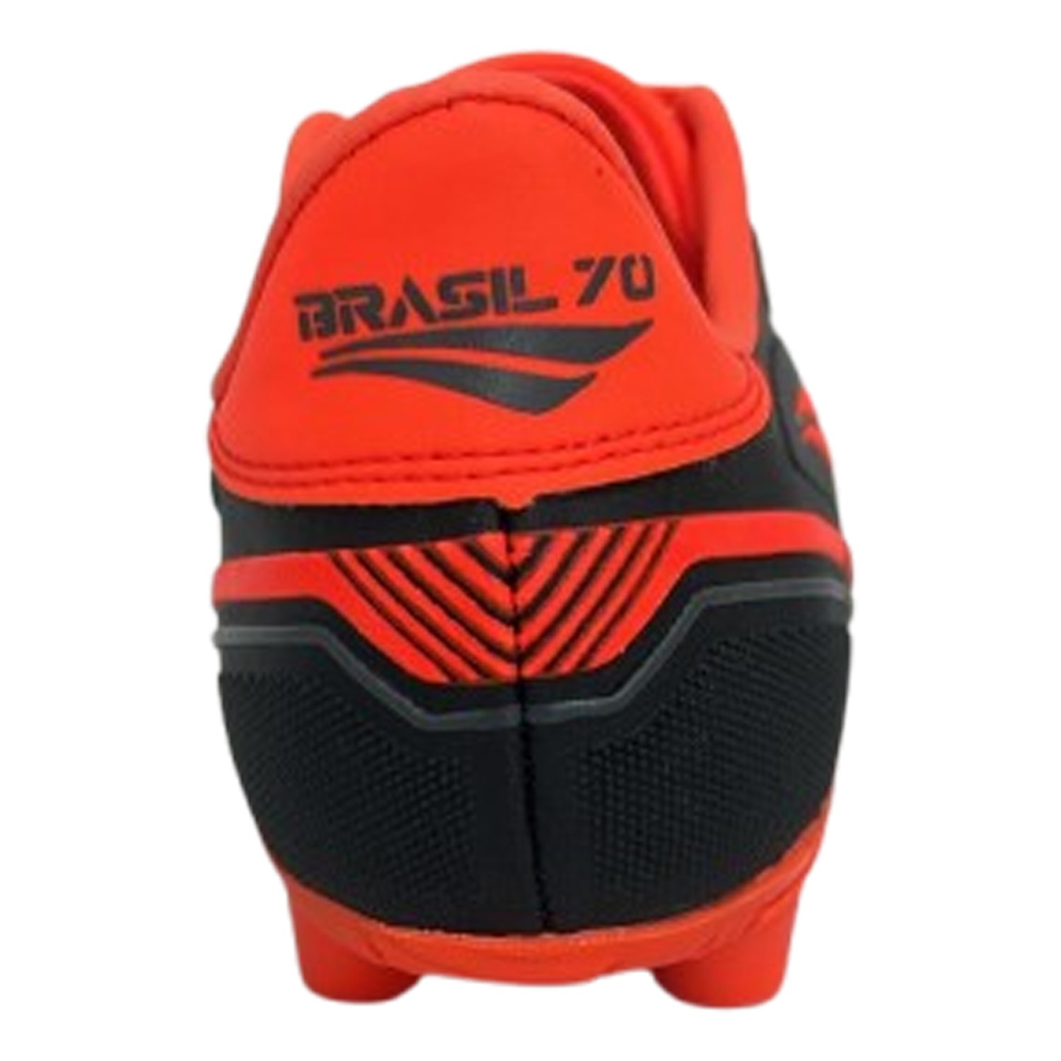 Chuteira Penalty Brasil 70 Neoy-2 Campo Masculino - Preto e Grafite Preto/Laranja 3